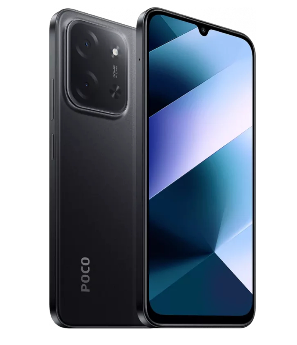 Мобильный телефон, POCO, C85 6GB 128GB Черный — фото 2